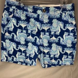 Lily Pulitzer Jayne Stretch Short in Deep Indigo